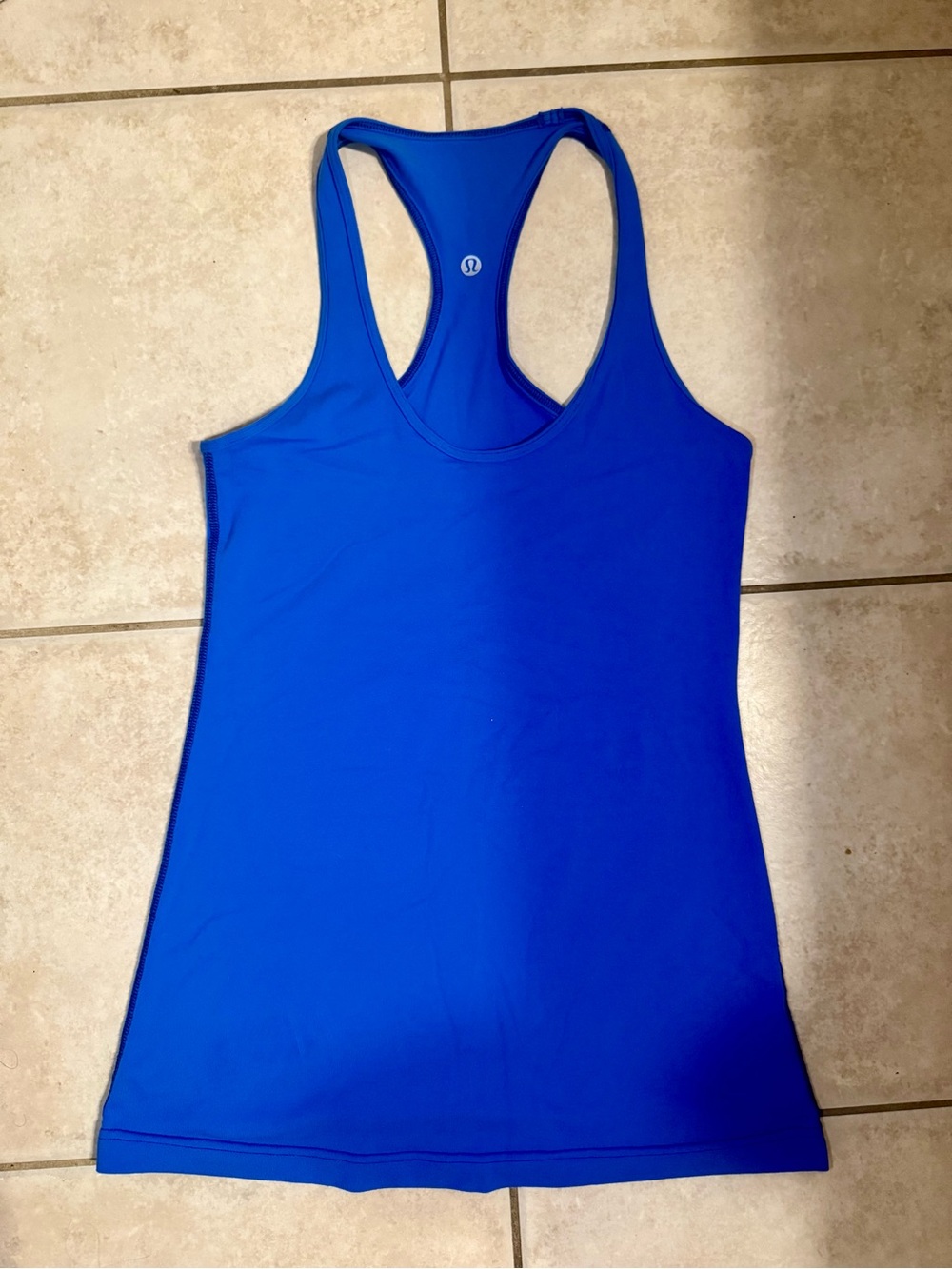 Lululemon Cool Racerback Tank Top - Bright Blue - Size 6